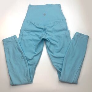 Lululemon Light Blue High-Waisted Leggings